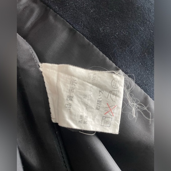 Clef de Sol classic black canvas chore jacket pea coat rare Japanese brand | M - Picture 12 of 12